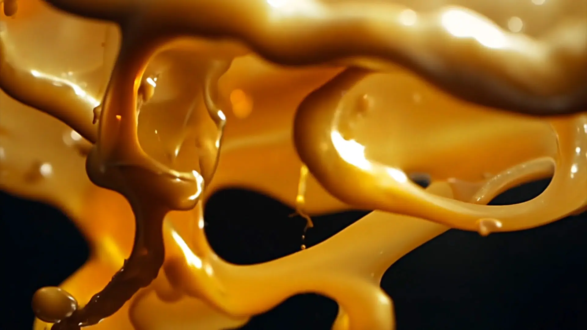 Molten Gold Flow Background for Luxury Branding Videos